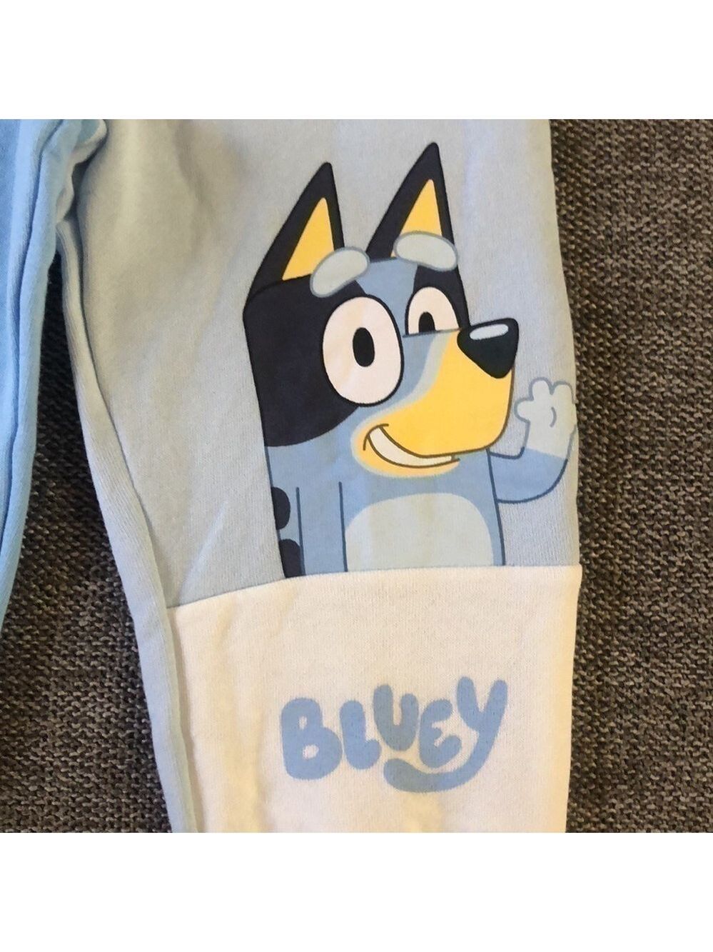 BLUEY Moose Toddler Boy Bluey Sweatshirt Pullover Sweatpants Set Blue Cream 3T - Picture 13 of 17
